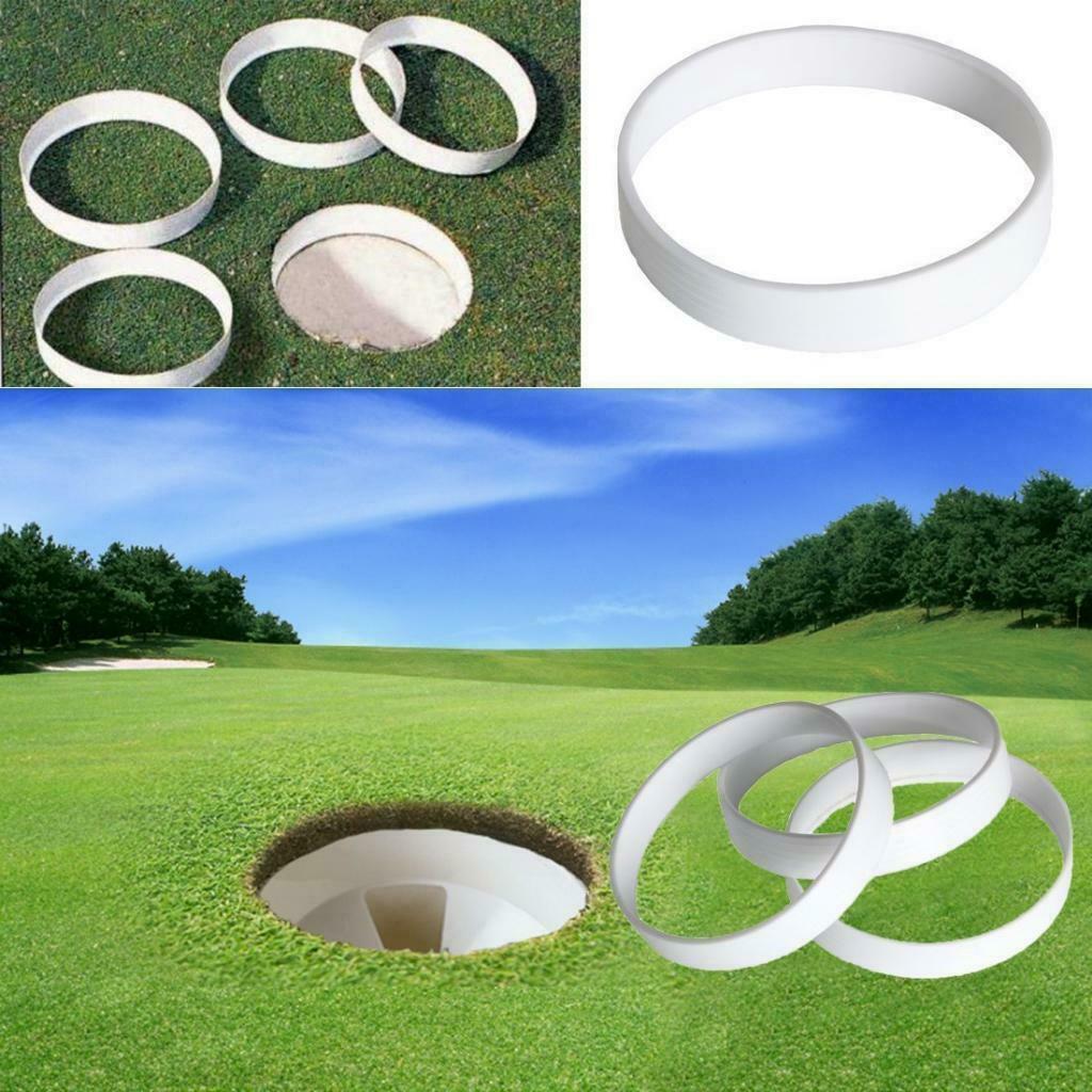 6Pcs 11cm Green Plastic Putting Cup Ring Golf Training Practice for Outdoor