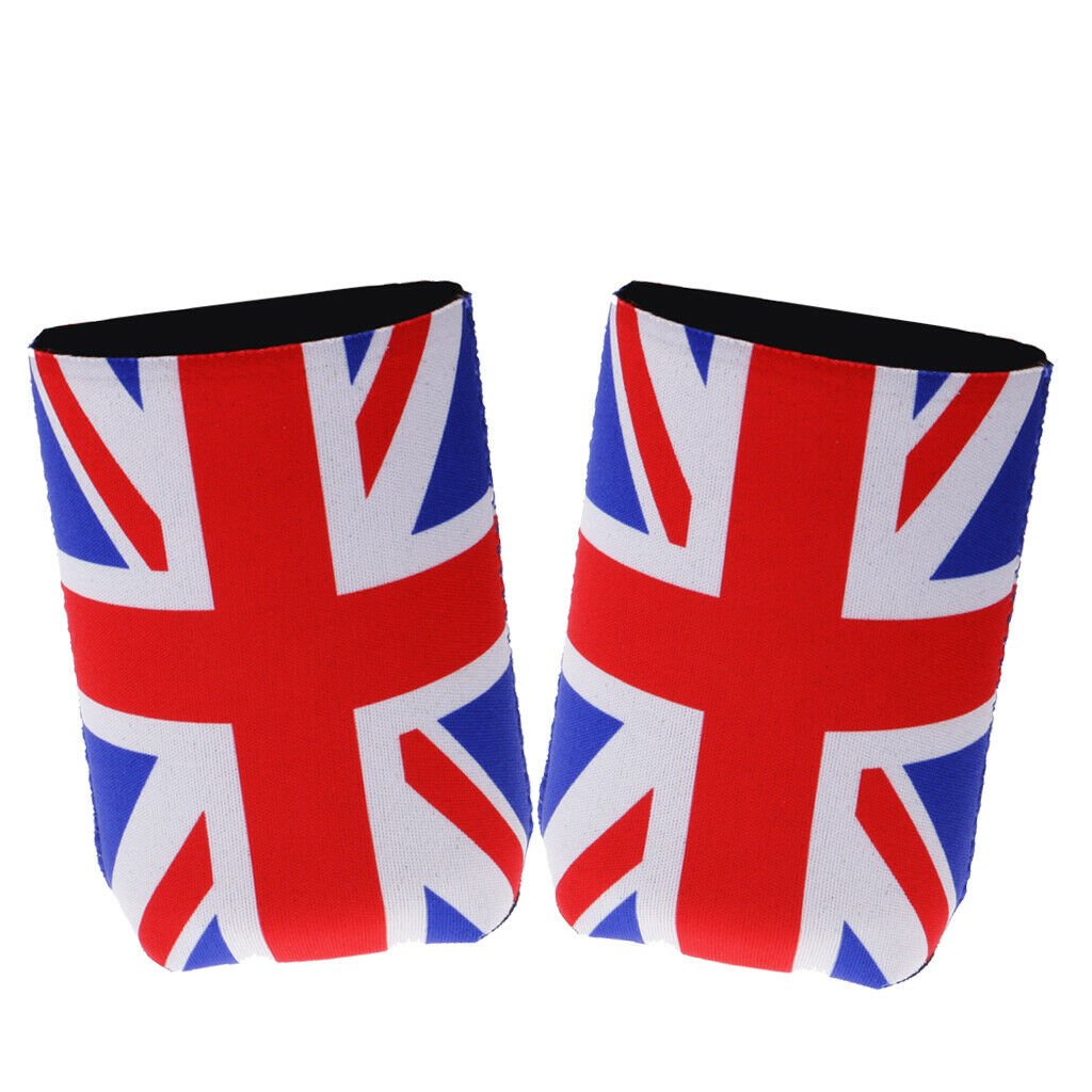 2pcs Union  Britain Uk Flag Beer Stubby Tin Can Device of