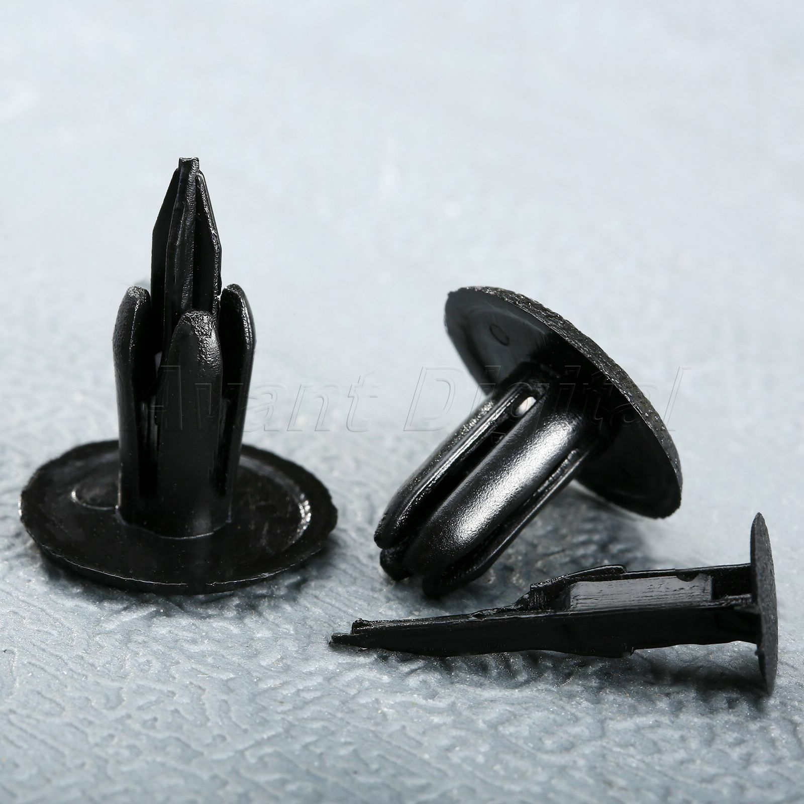 50 Trunk Ceiling Panel Fastener Clips 6.3mm Plastic Rivet Style for Suzuki Mazda