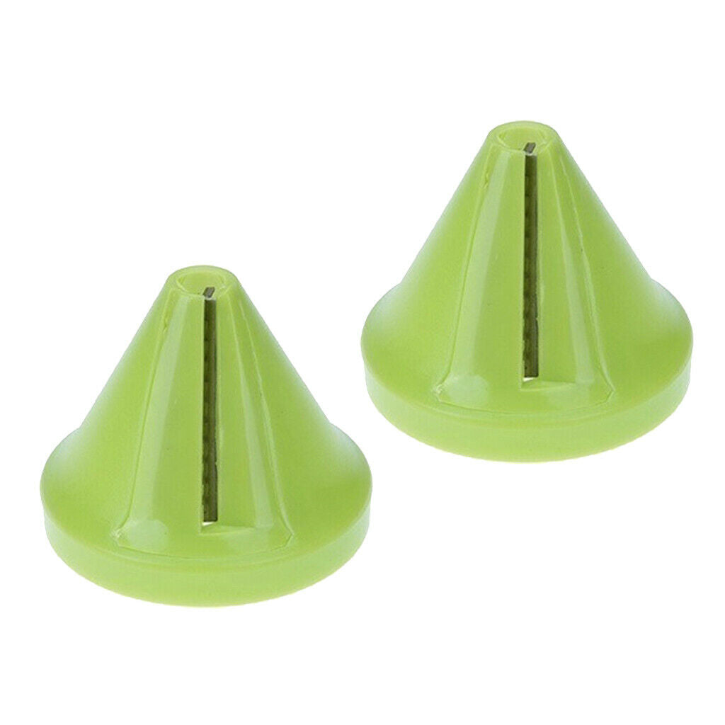 2x Safe Multi-purpose Manual Mini Veggie & Food Spiral Cutter Garlic Slicer