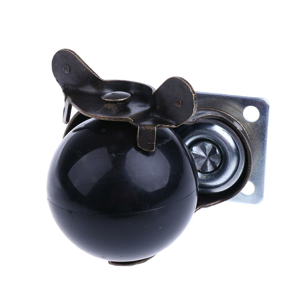 2'' Wheel Ball Caster Brake Home Office Furniture Chair Caster Wheel