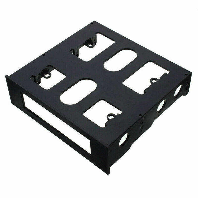 Black 3.5" to 5.25" Drive Bay Computer PC Case Adapter Mounting Brac OZBD