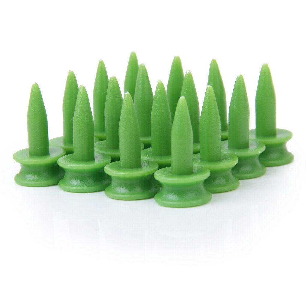 Prettyia   Pack   of   100   Plastic   Green   Castle   Golf   Tees   23mm
