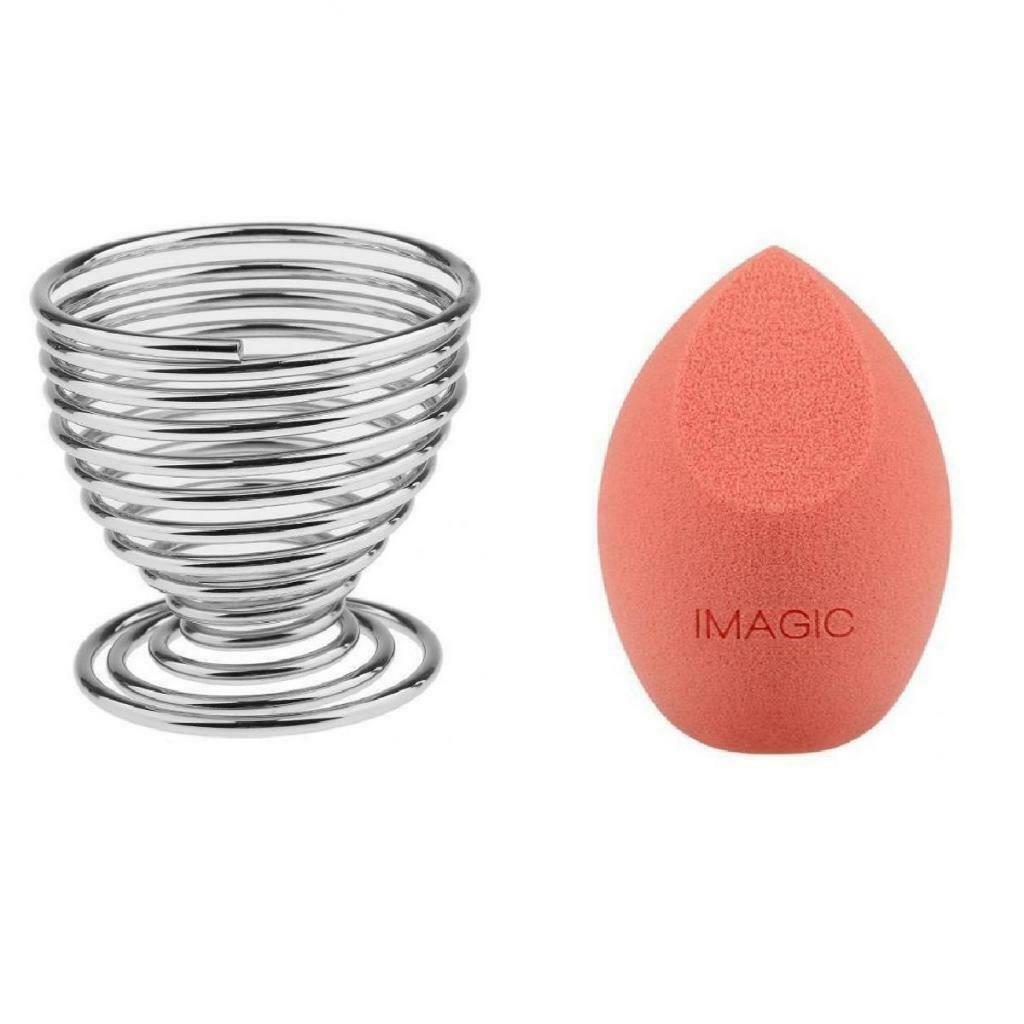 Makeup Sponge Beauty Sponge for Liquid and Powder Cosmetic + Holder Storage