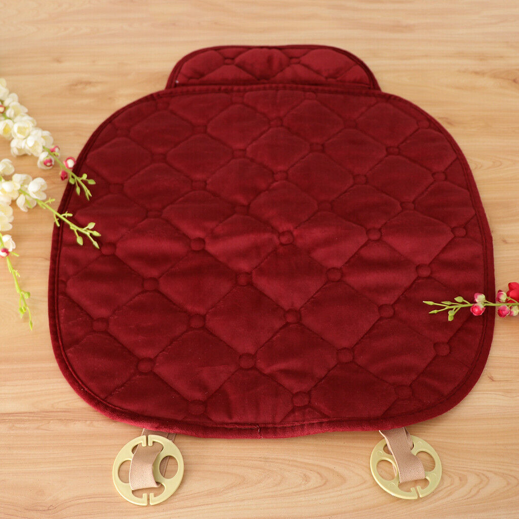 Non-slip Car Seat Cushion Protector Chair Mat Pad for Car Office Home Red