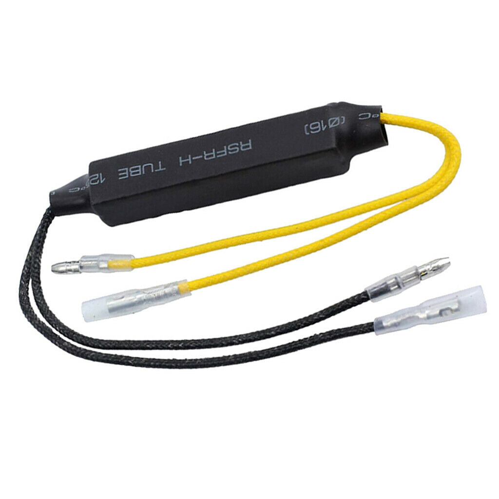 12V Motorbike LED Turn Signal Light Bulb Flasher Blinker Resistor 27W 26ohm