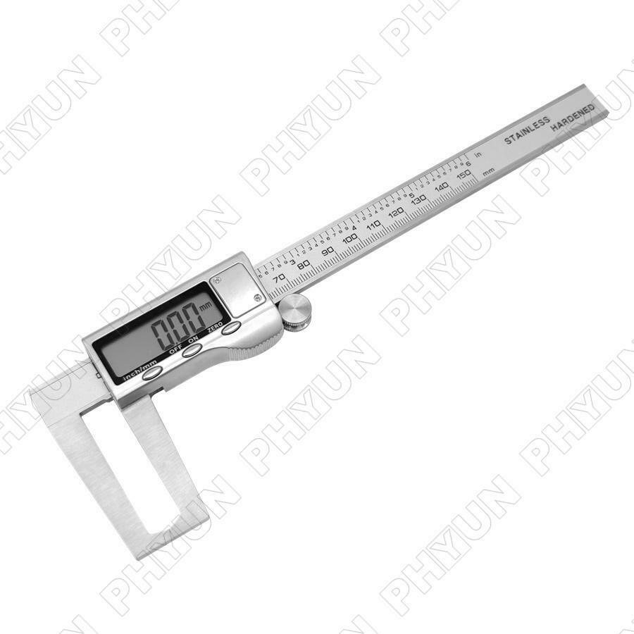 Universal Car Brake Disc Rotor Gauge Caliper Micrometer Inch mm Digital Screen