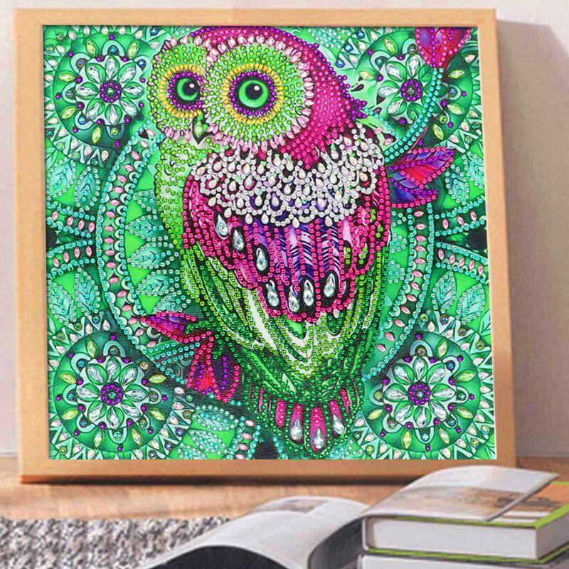 Animal Owl 5D Special Diamond Painting Embroidery DIY Craft Cross Stitch Kit