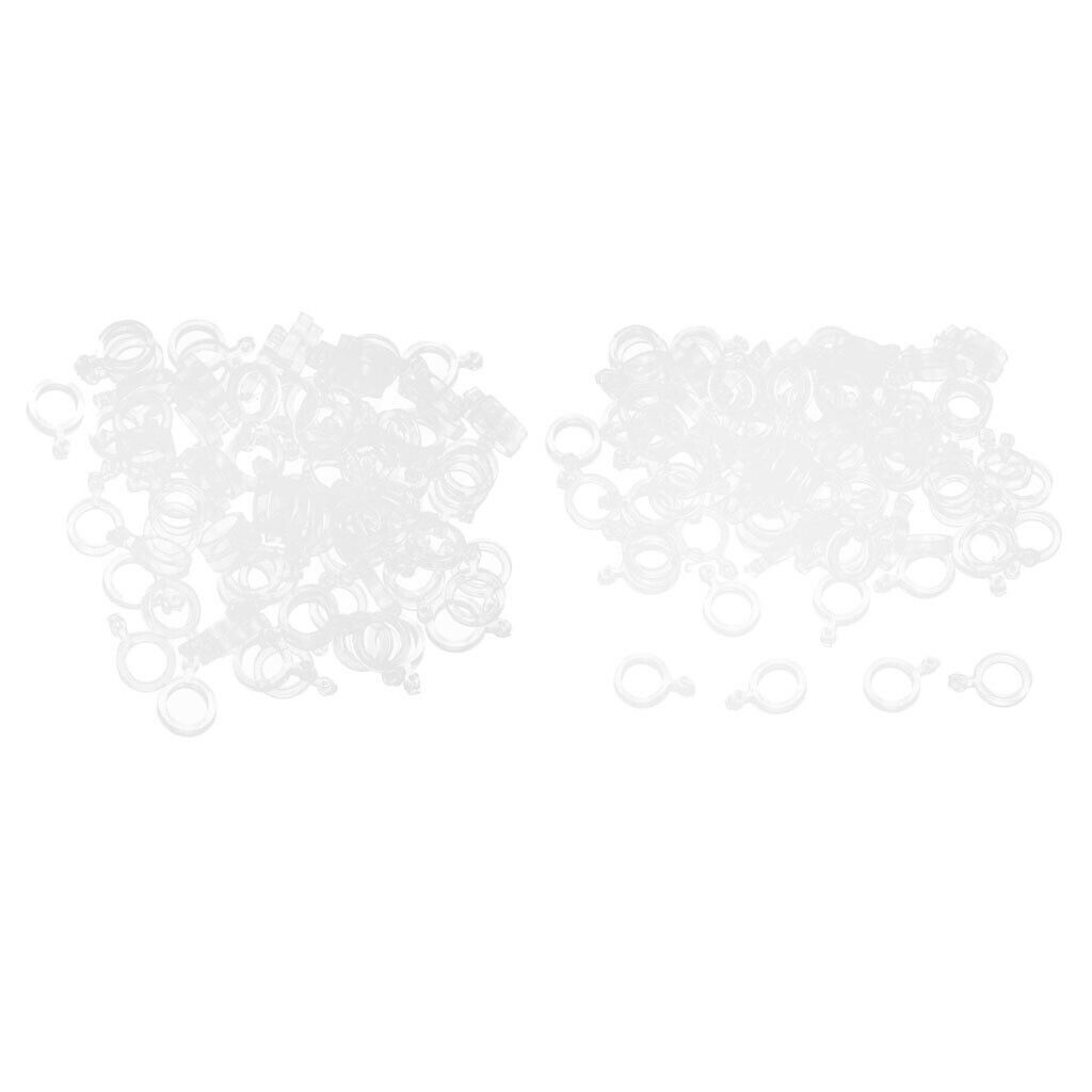 200pcs Fishing Pellet Bands Bloodworm Bait Rubber Lure Baits Bands 5mm 7mm