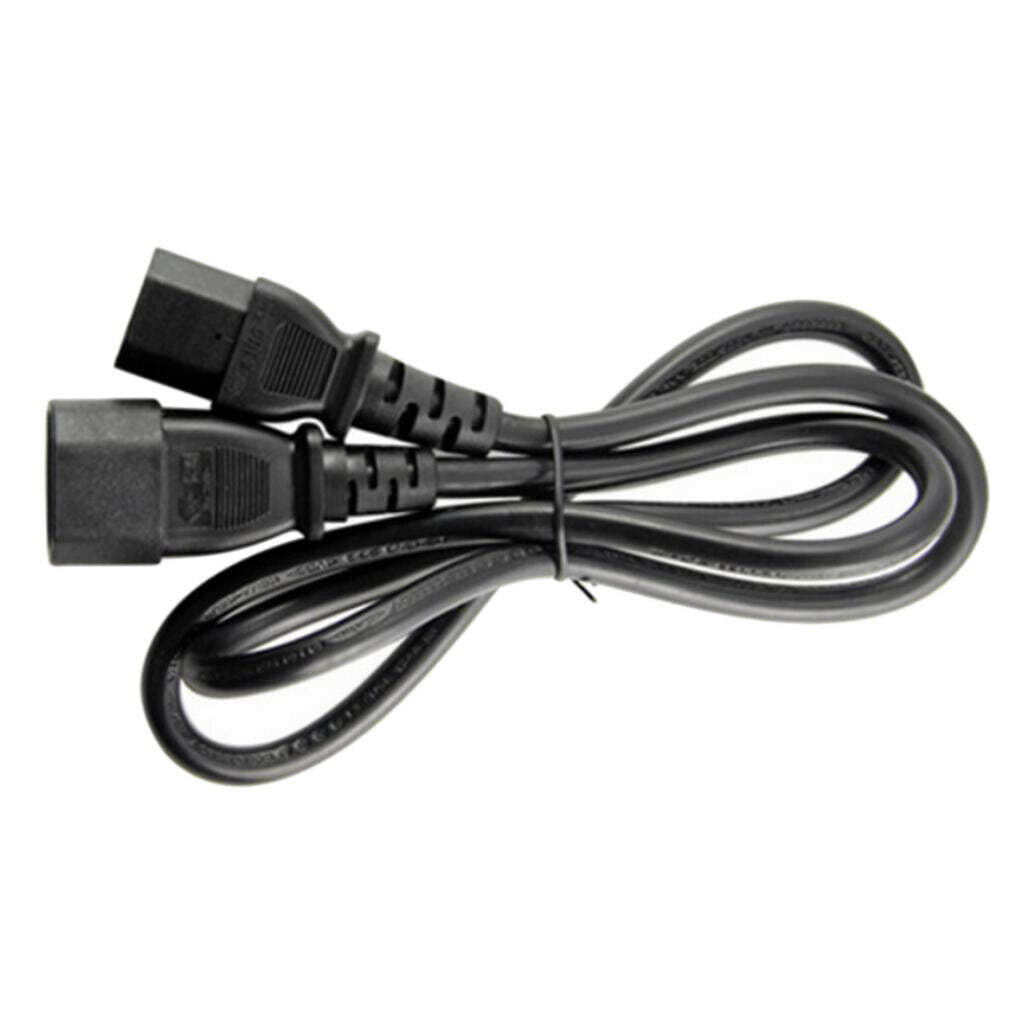 2x IEC 320 C13 to C14 Power Extension Cord Adapter for Scanner PDU UPS