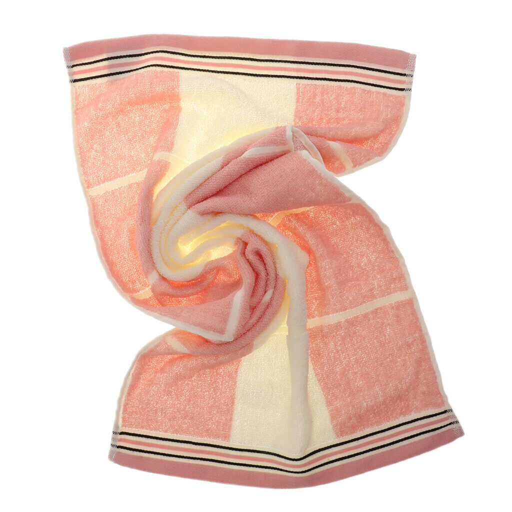 100% Cotton Absorption Water Face Cloth High Quality Bathroom Towel Pink
