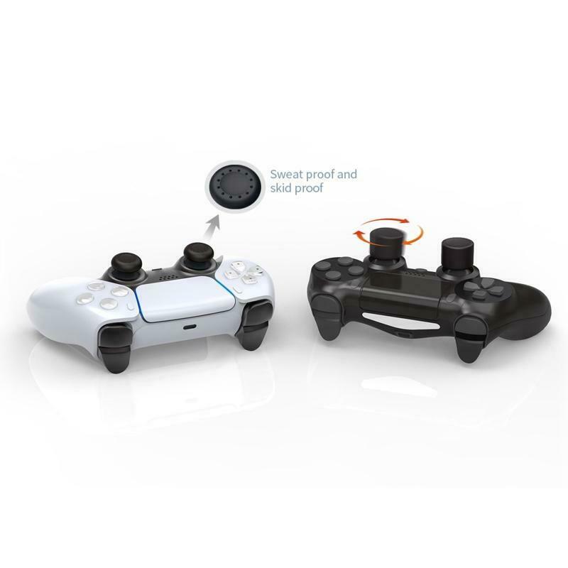 4in1 Thumb Stick Grip Cap Joystick Cover Silicone Rocker Cap For PS5 Controller