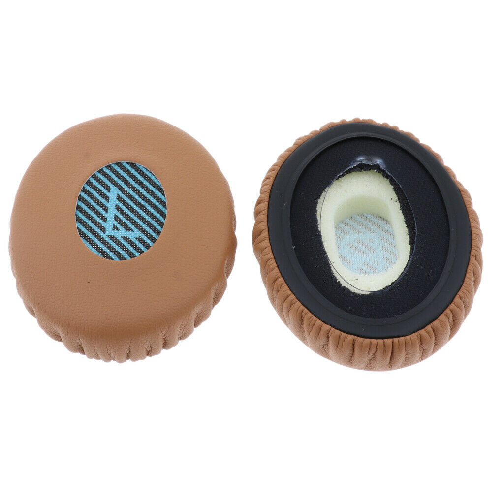 Premium Leather And Soft Foam Headphones Ear Pads Over Ear Headsets Breathable