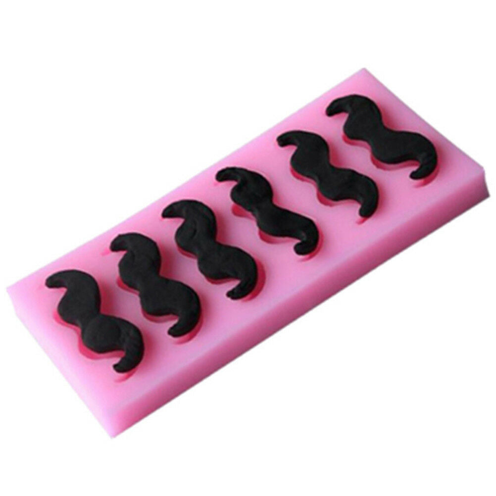 Beard Mustache Candy Silicone Fondant Mold Sugar Craft Christmas Cake Dec.l8