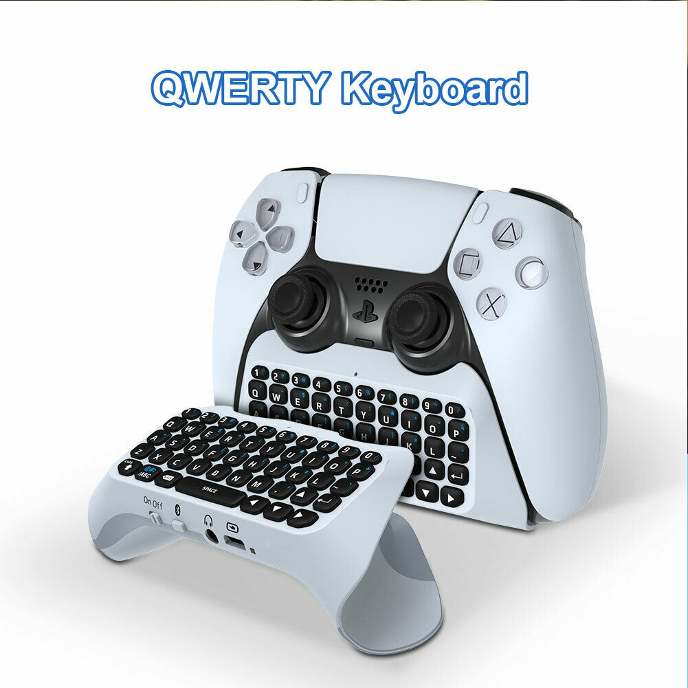 Mini Bluetooth Wireless Keyboard Chatpad GamePad For PS5 PlayStation5 Controll