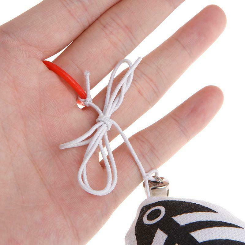 Cat Toys Canvas Fish Catnip Interactive Play Funny Hanging Ring Kitten Stuffed