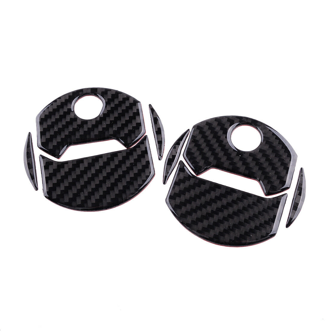 Black Carbon Fiber Interior Air Vent Outlet Cover Trim Fit For Camaro 2010-2015