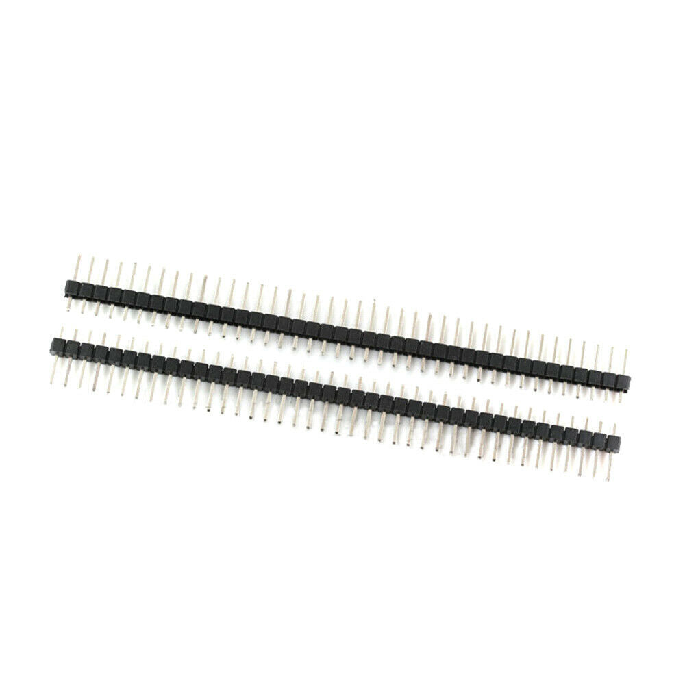 25Pcs 2.54mm 40Pin PCB Single Row Straight Pin Header Strip Connector Accessory