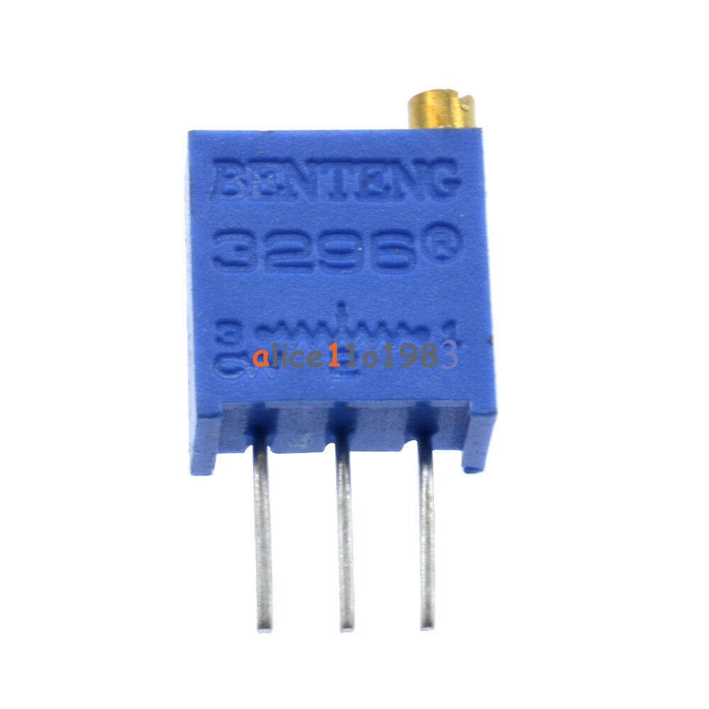 100Pcs 3296W-502 3296 W 5K ohm Trim Pot Trimmer Potentiometer Top