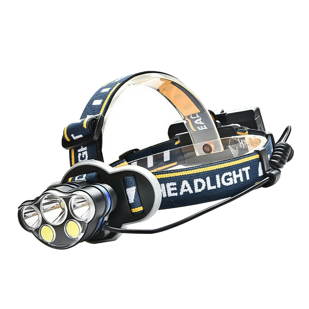 Portable Camping Fishing 5LED Headlamp Headlight Outdoor Head Lamp Flshlight