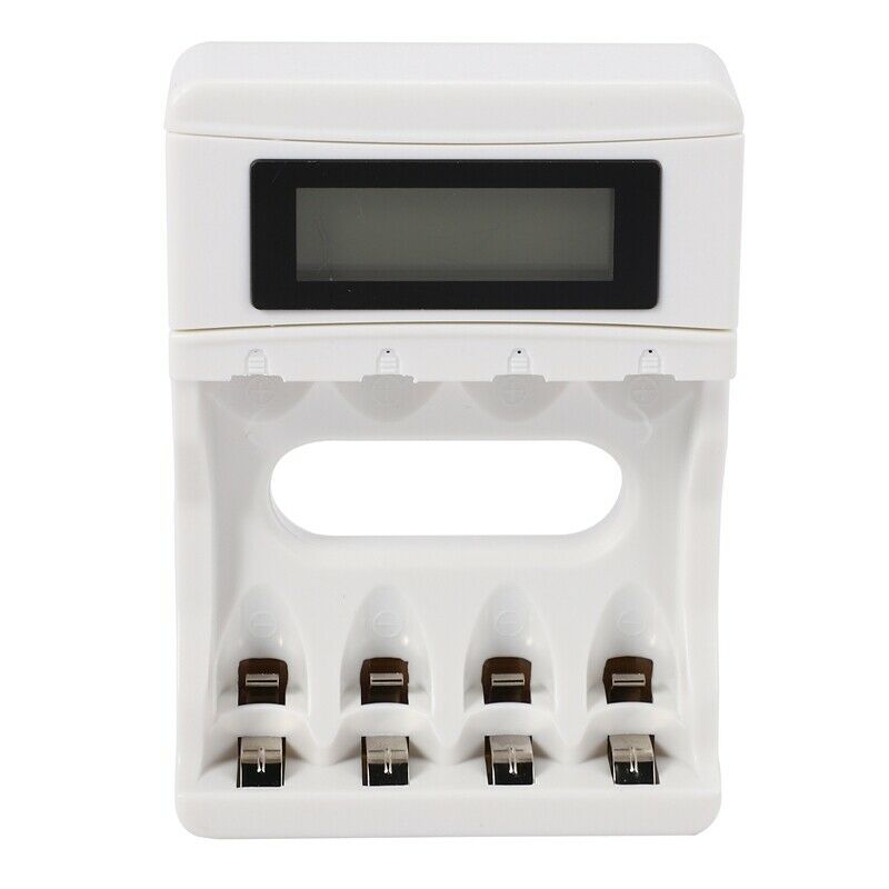 4 Slots Lcd Screen Usb Battery Charger For Rechargeable Aa/Aaa/Ni-Cd/Ni-Mh T2U1