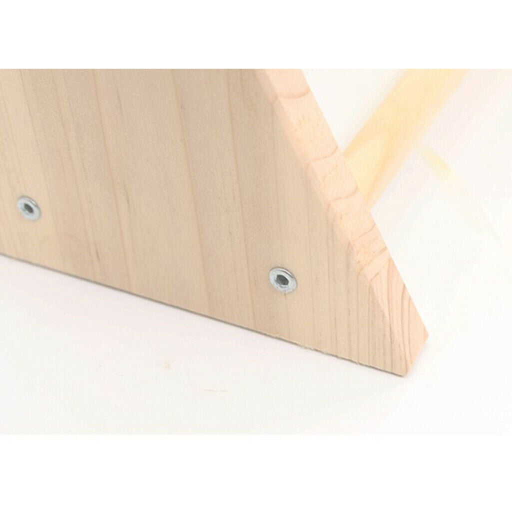 Wood Pet Birds Parrots Perch Tabletop Bird Stand for Macaws Chicken Hens