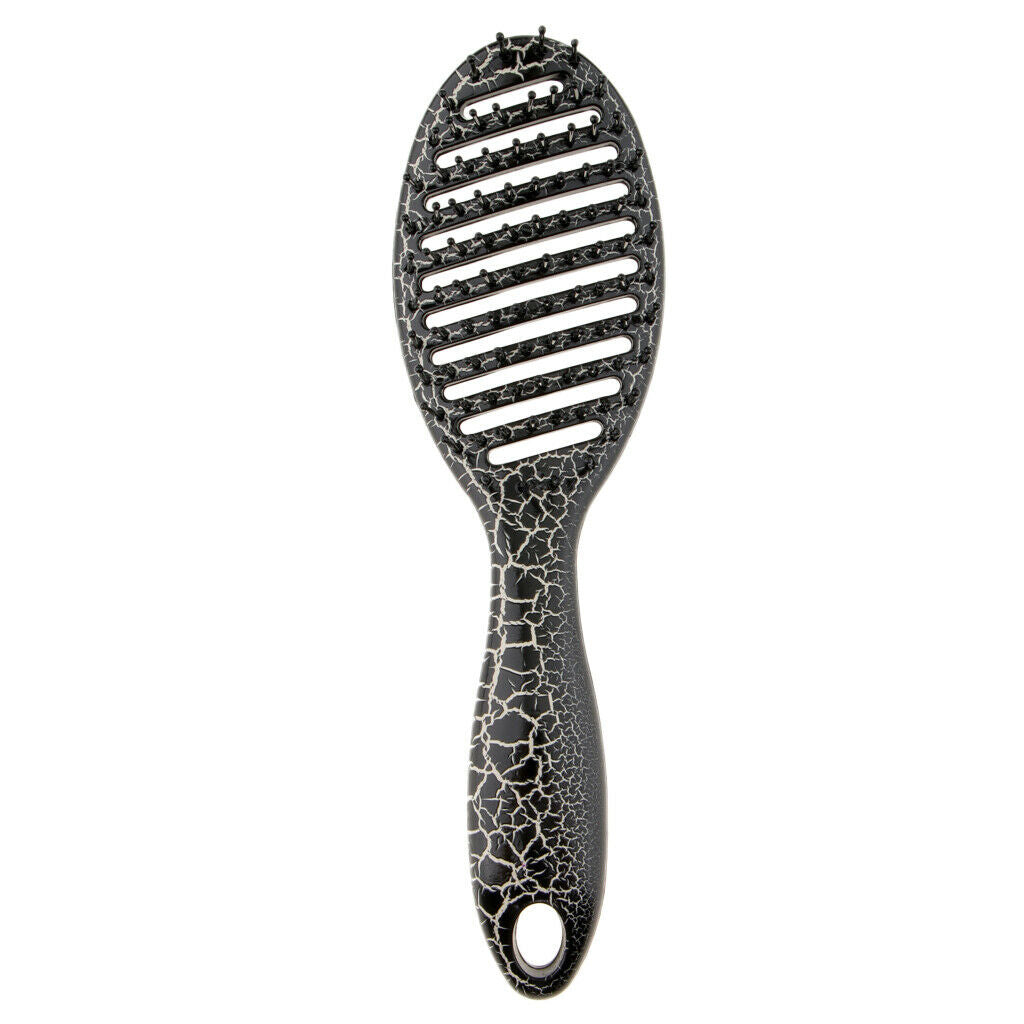 Salon Professional Hair Brush Anti-Static Hair Styling Scalp Massage Comb Black