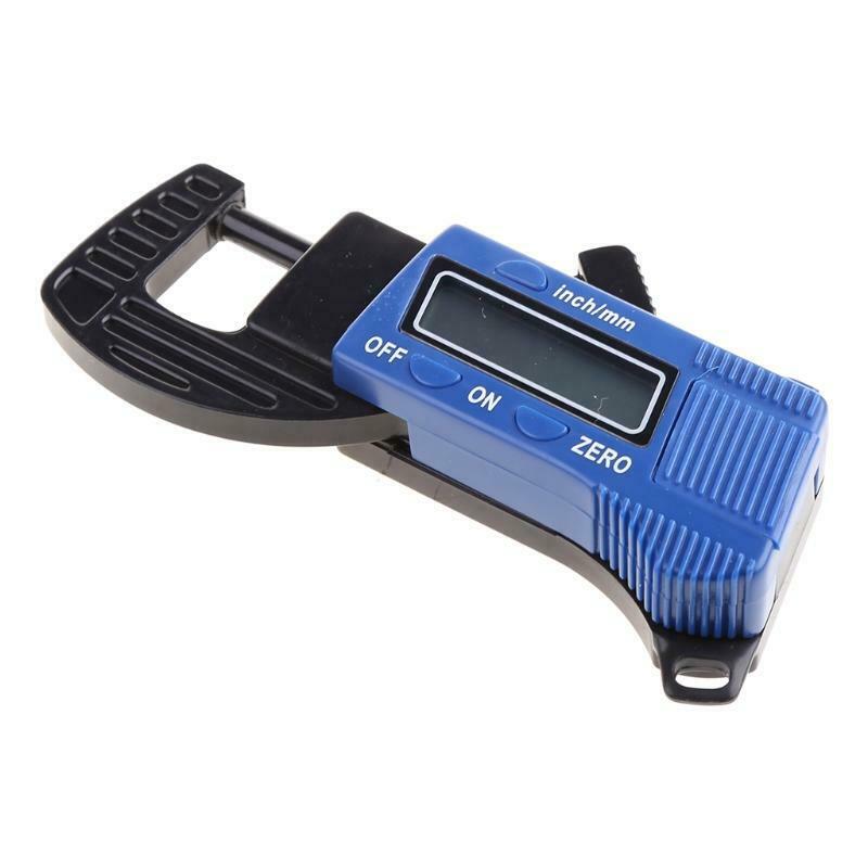 Electronic Digital LCD 0-12.7mm Thickness Caliper Carbon Fiber Micrometer Guage