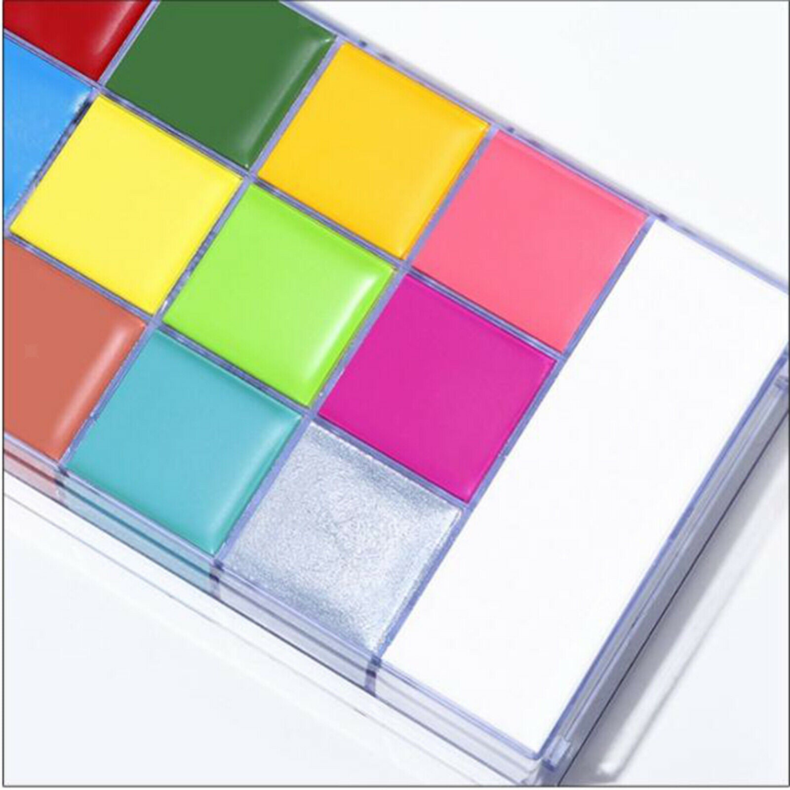 20 Colors Face Body Painting Oil Palette, Safe Kids Flash Painting, Oil Based