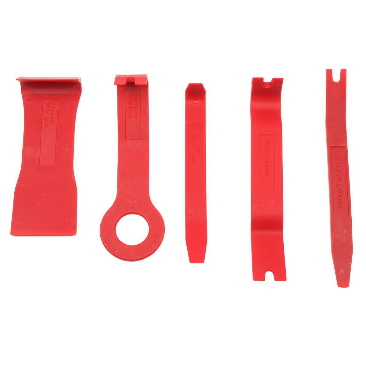 5pc Autos Interior Door Handle Panel Light Audio Moulding Trim Removal Pry Tools