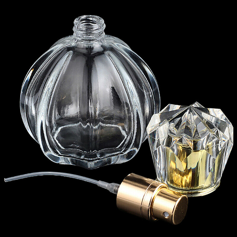 50ml Portable Clear Travel Refillable Spray Perfume Glass Empty Bottle HF Fx