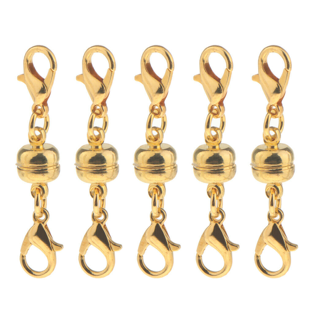 5pcs 7mm Magnetic Lobster Clasps for Bracelet Jewelry Necklace