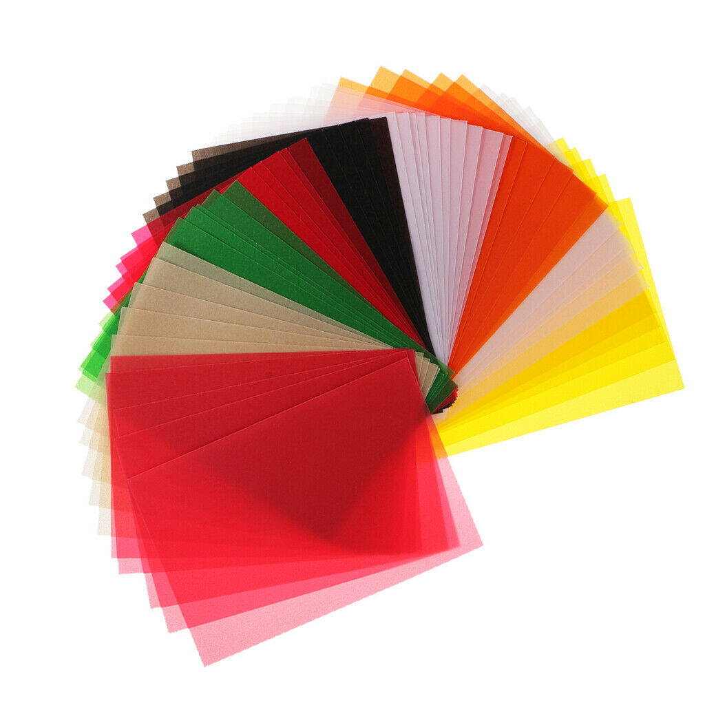 50Sheets Multicolored Tracing Papers for Cardmaking Scrapbooking Crafts