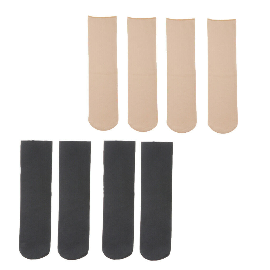 2 Pairs Autumn Winter Thickening Wamer Socks for Women Men Breathable Black