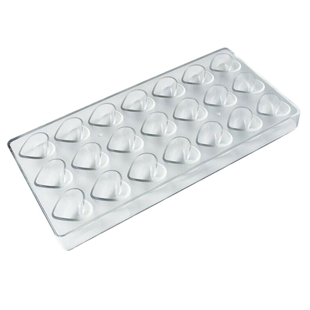 Chocolate Mold Fondant Cake Mould Tray Plastic Dessert Decorating Heart