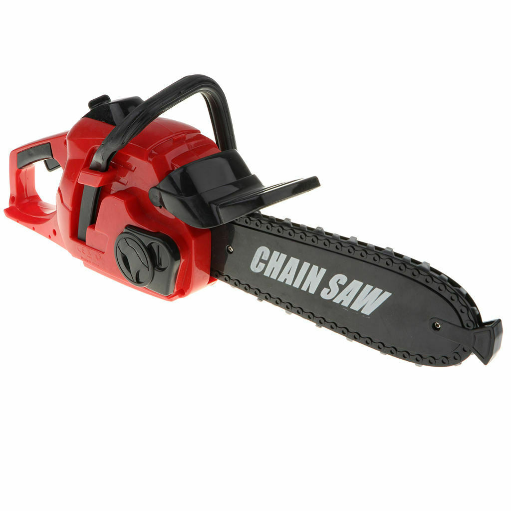 Electric Chainsaw Power Tool with Sounds Kids Tools Children Boys Toys Set