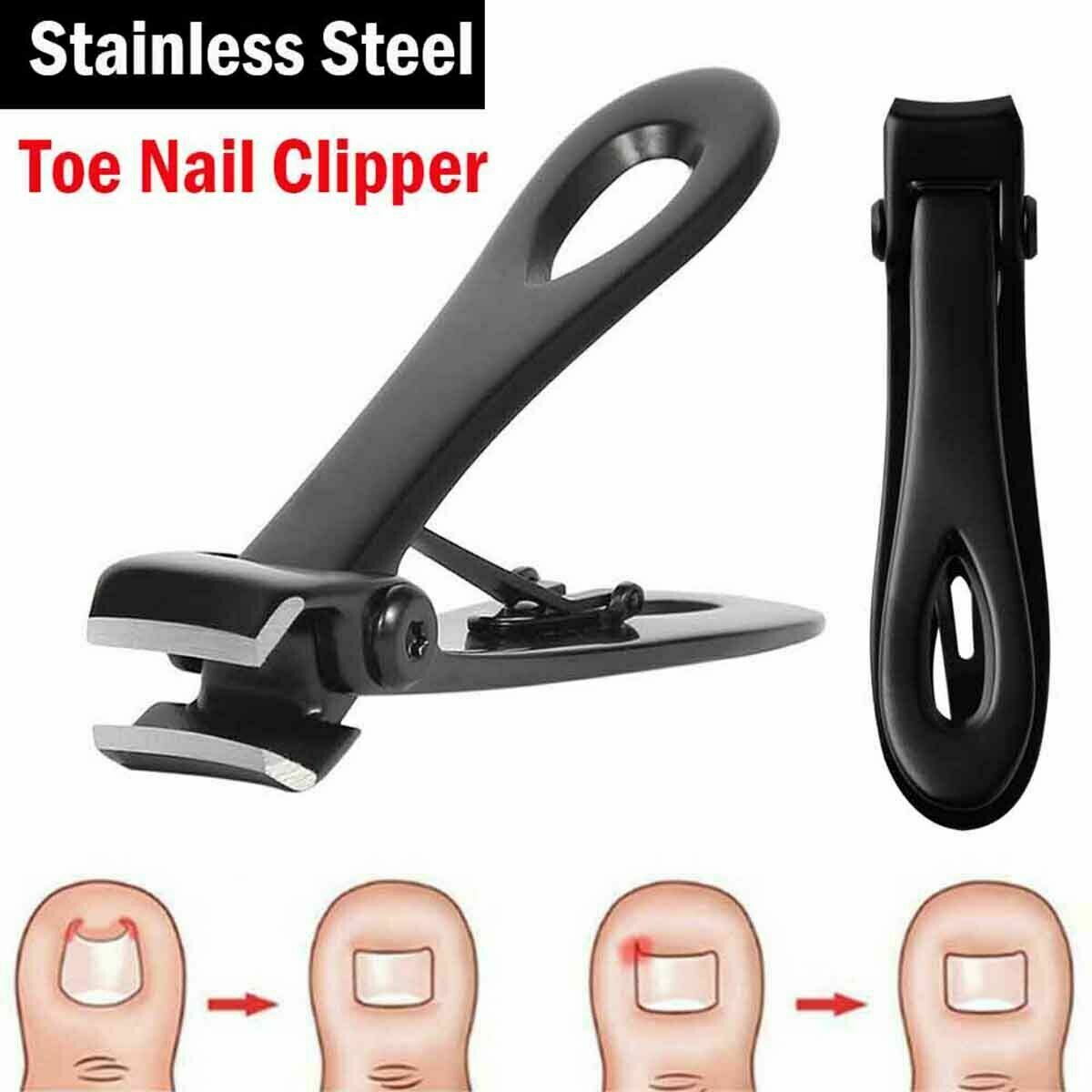 Stainless Steel Heavy Duty Wide Extra Large Thick Toe Nail Clippers Fingers Tool
