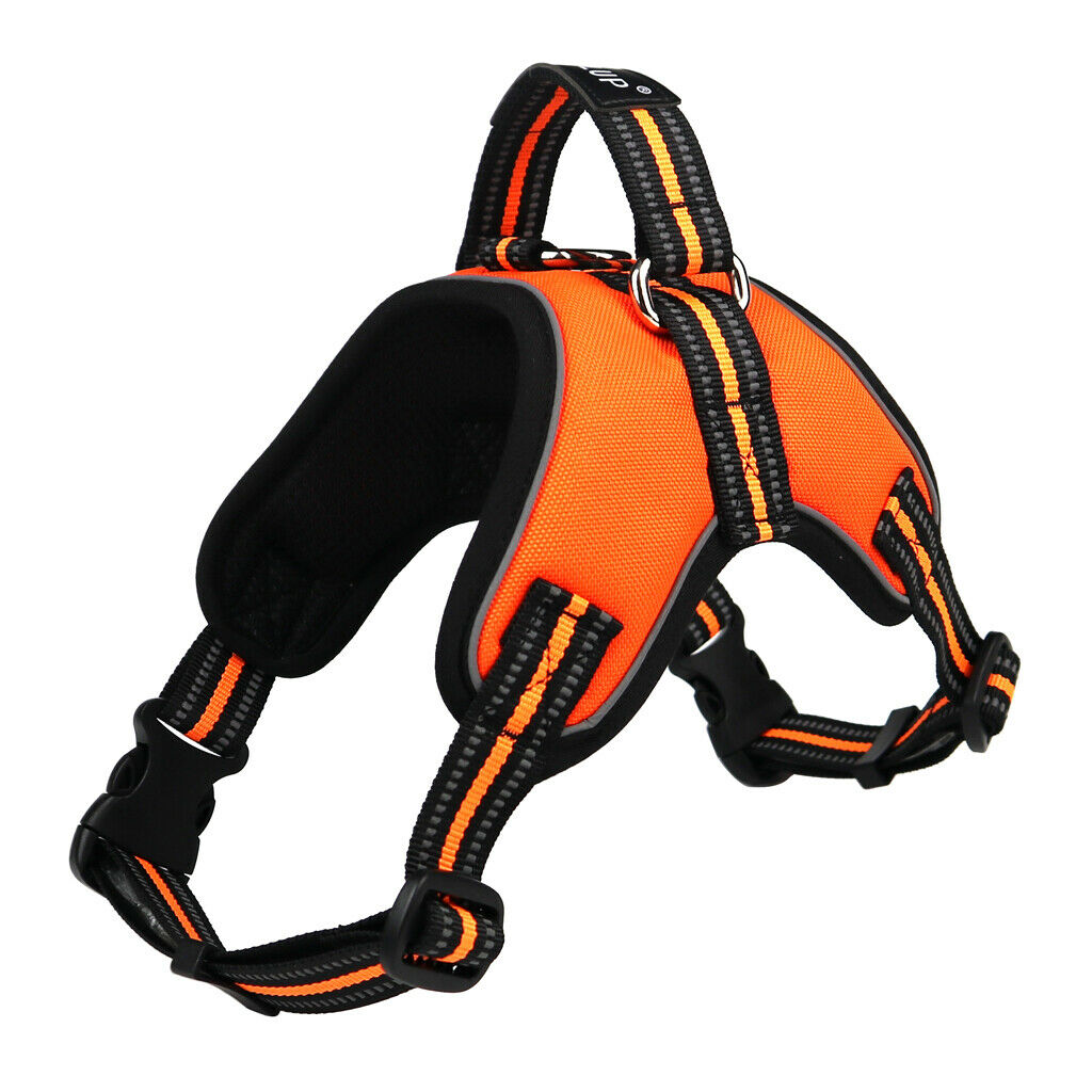 Pet Dog Puppy Harness Soft Adjustable Reflective Breathable Vest XL