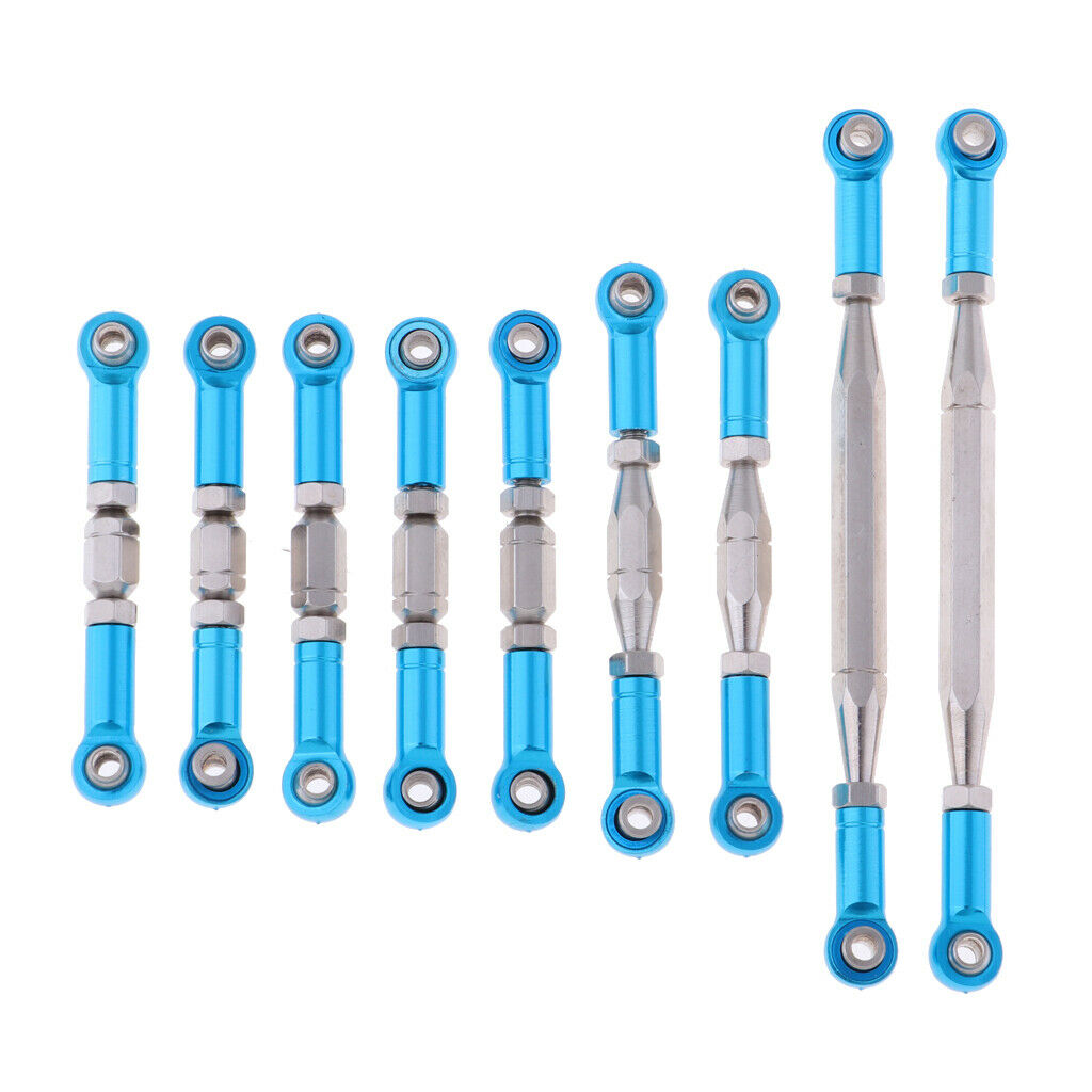 9x Steering Rod Front / Rear Drawbar for Wltoys 12428 FY-03