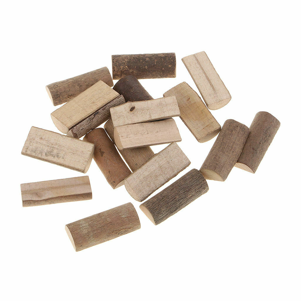 20 Pieces Wooden Slices Tree Slices Wood Slices for DIY Craft Wedding Decoration