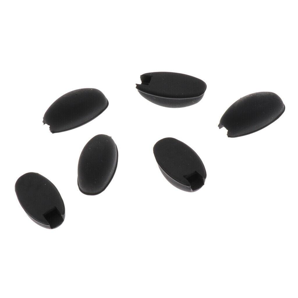 6pcs Saxophone Rubber Key Risers for Wind Woodwind Instrument Parts