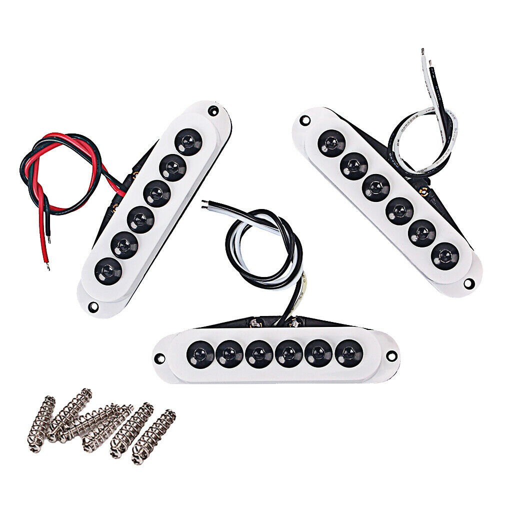 Electric Guitar Single Coil Pickups Set for 6 Strings Guitar Parts Accessory