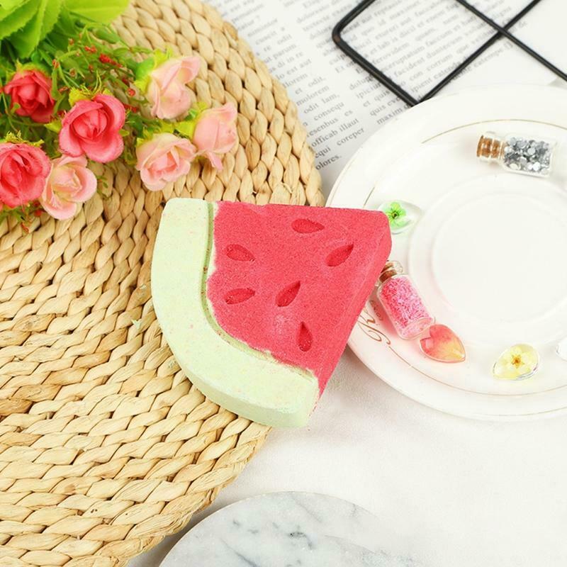 Watermelon Shaped Triangle Bath Bomb Bubble Aromatherapy SPA Salt Ball Cleaner