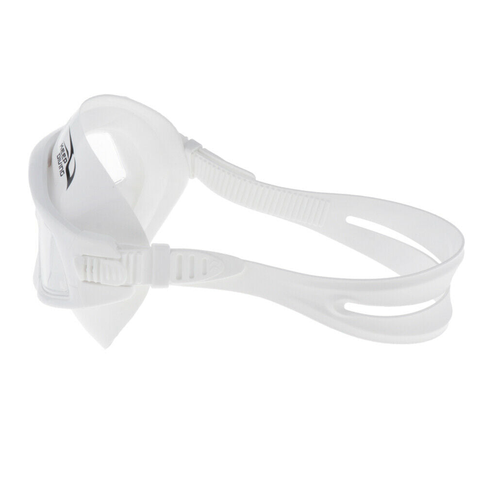 Anti- Fog UV-protect Diving Swim Goggles Glasses Waterproof Eyewear White