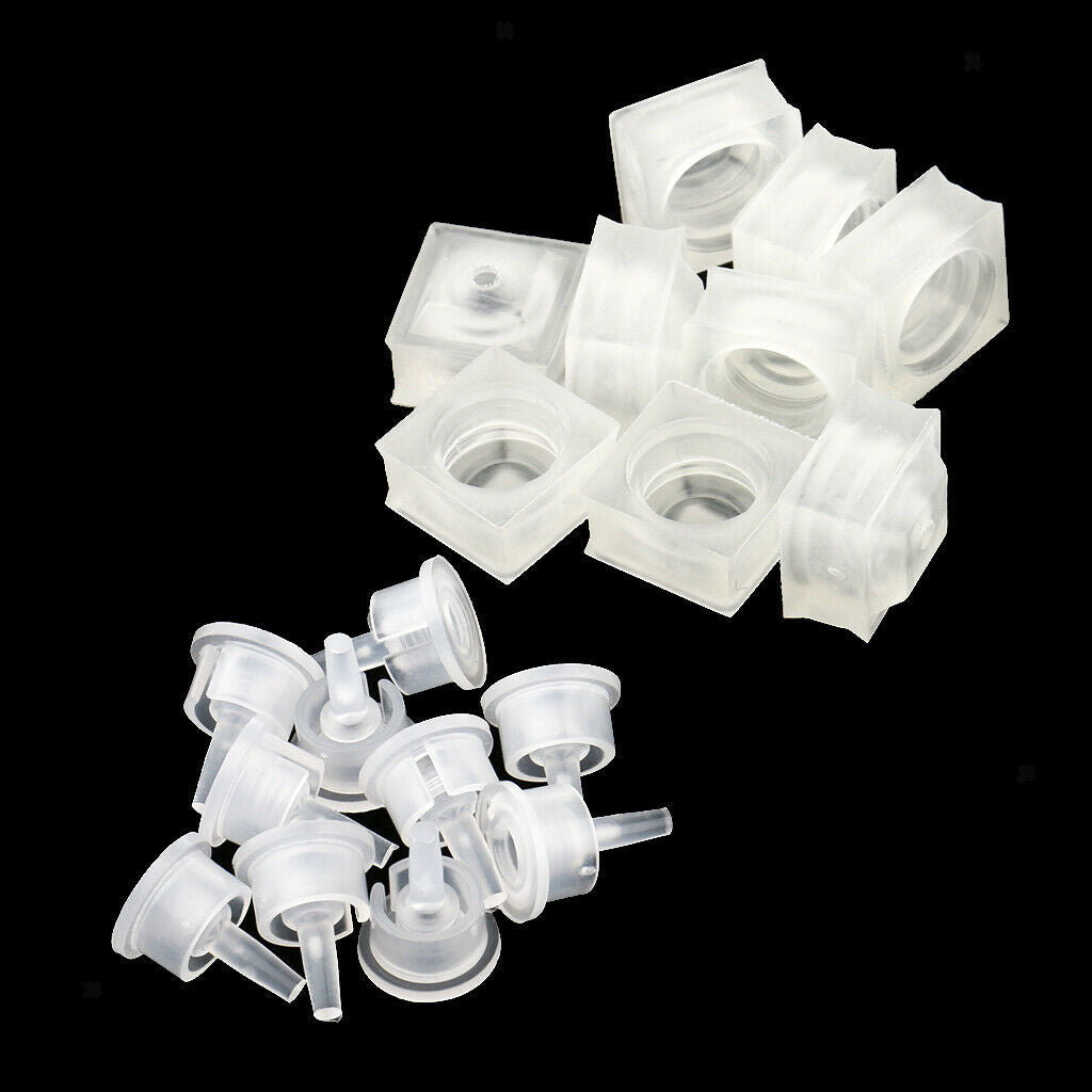 10 Pieces Disposable Sample Empty Plastic Cosmetic Makeup Bottles 10ml