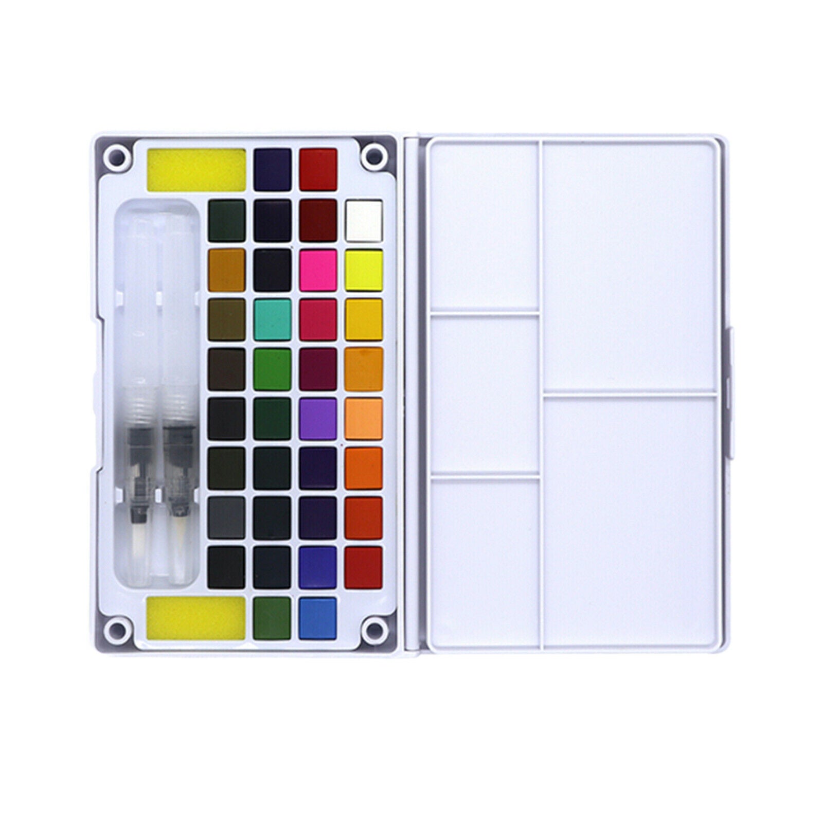 Watercolor Paint Set 36 Colors Pigment Travel Kit for Kid Beginners Painting
