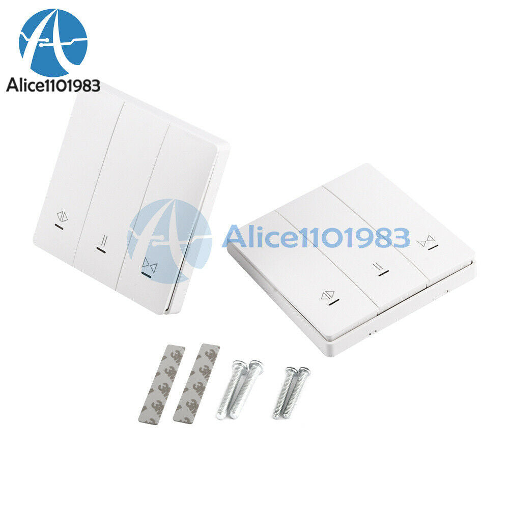 AC 85V-250V Smart Curtain Roller Shutter Motor Switch With Remote Control Panel