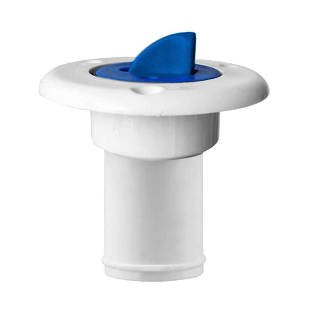 Boat WATER DECK FILLER for 38mm (1.1/2") White NYLON Marine Boat MOTORHOME