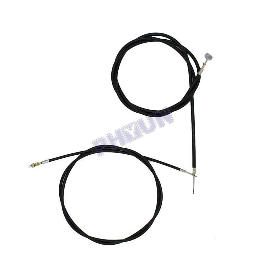 Motorcycle Clutch/Brake Cable Throttle Cable Kit Universal Durable Steel Wire