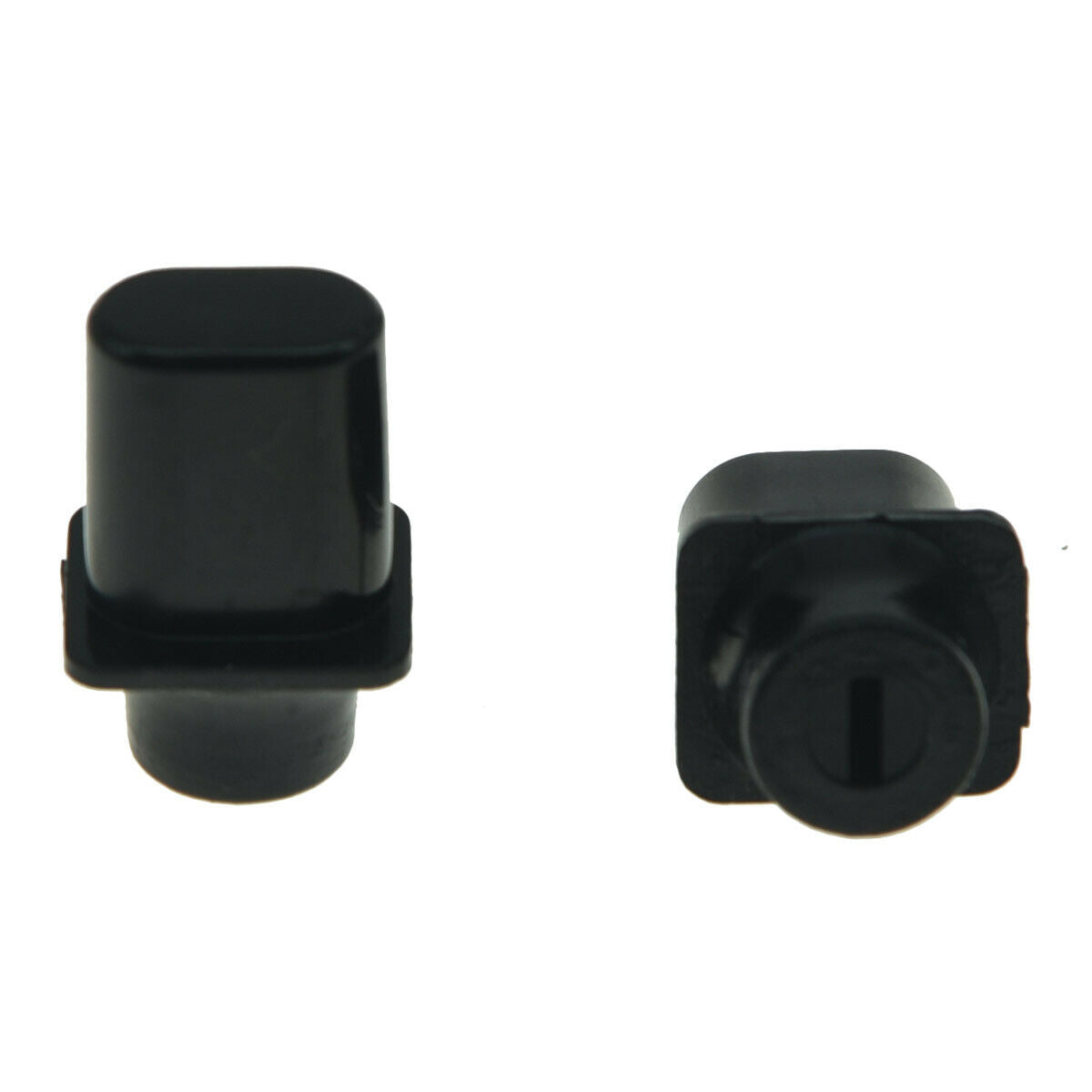 2pcs Black Guitar 3 & 4 Way Pickup Switch Tip Top Hat SwitchKnob For Fender Tele